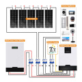 Système de panneaux solaires portables pour la maison 5KW